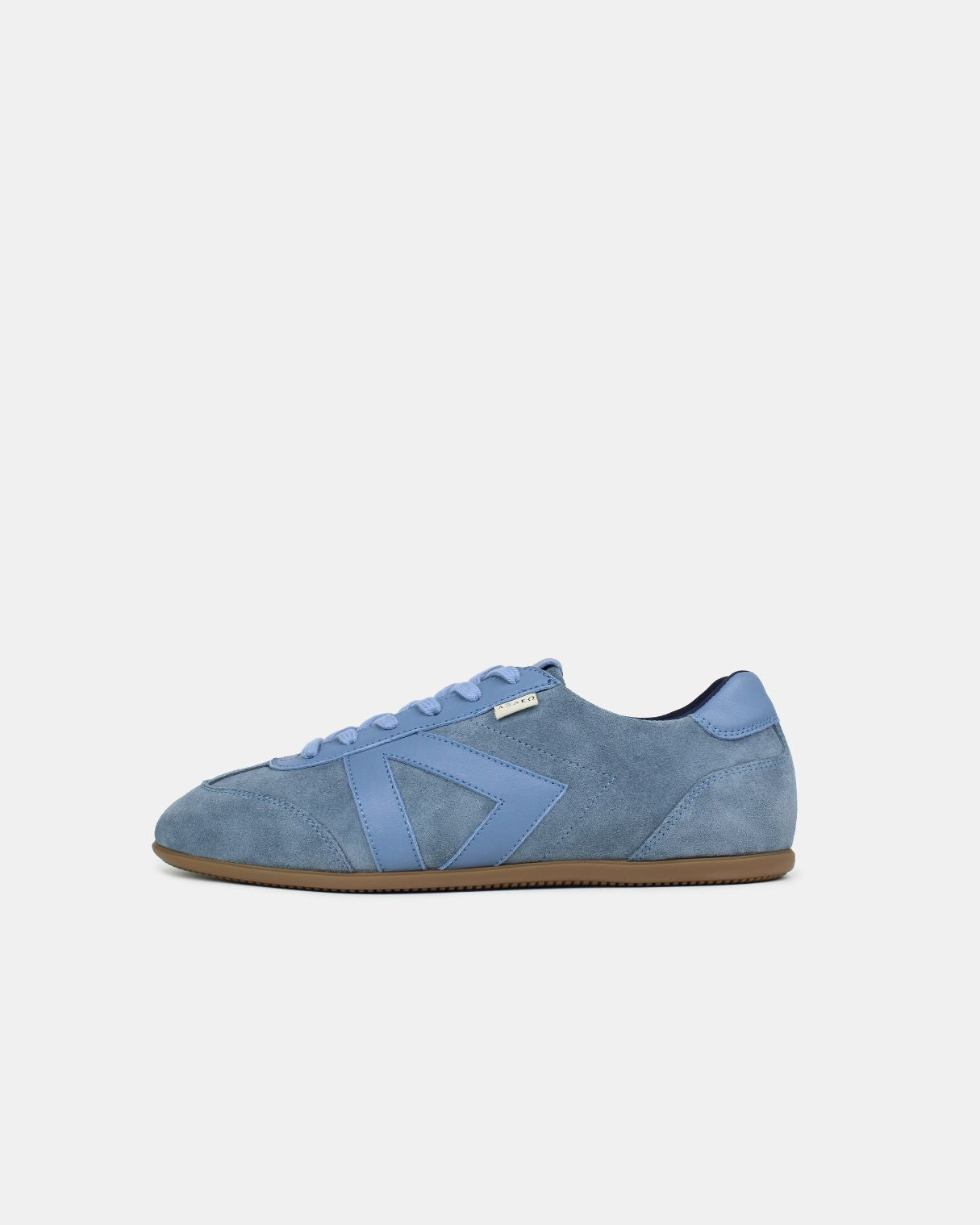 Sans Matin Iris Men's Low Top Sneakers | Denim Blue Suede