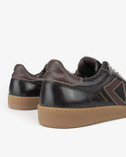 Hera Low Top Sneakers - Patent Chocolate Brown Leather