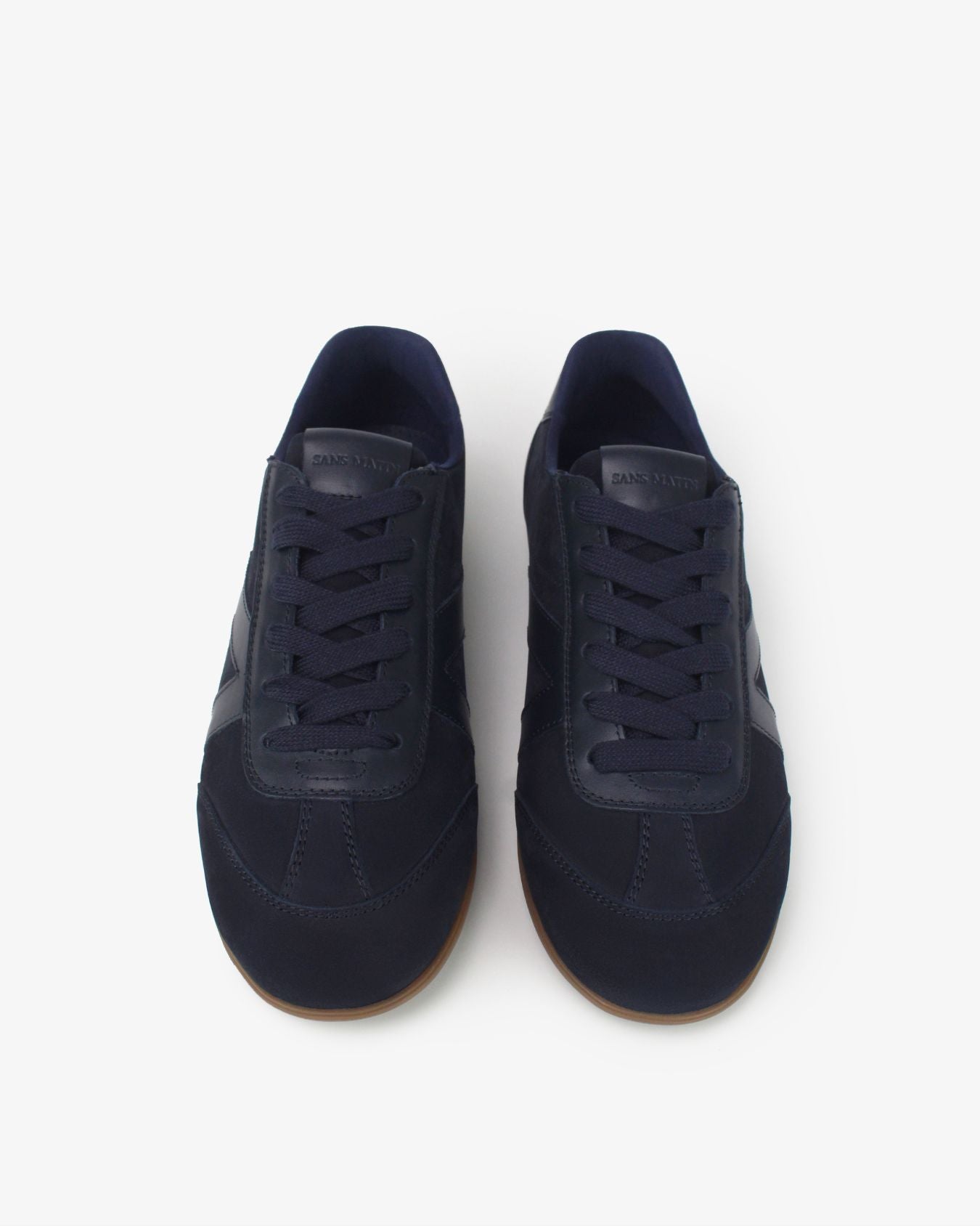 Iris Low Top Sneakers - Midnight Blue Nubuck Leather