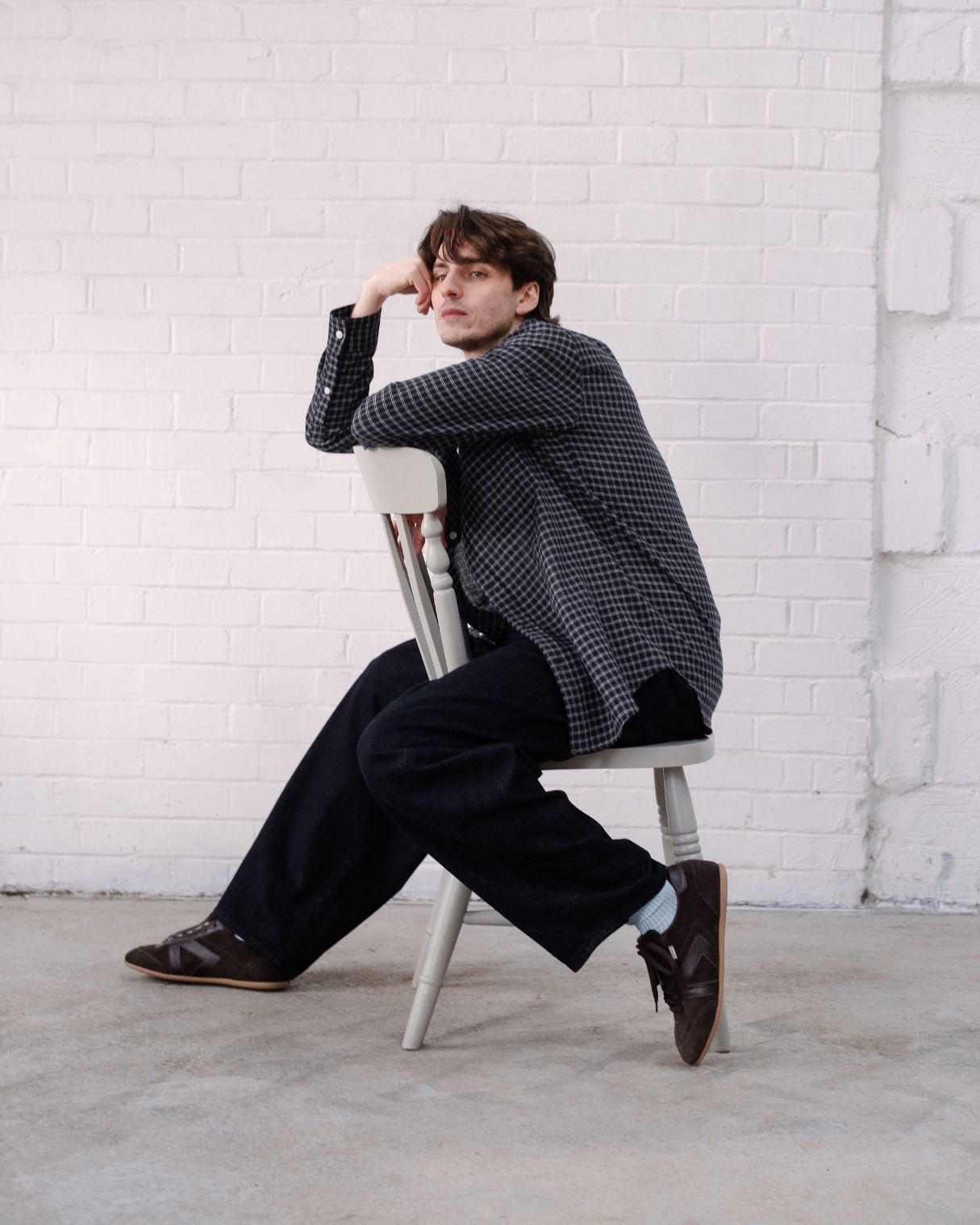 Iris Low Top Sneakers - Chocolate Brown Suede & Leather