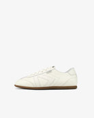 Iris Low Top Sneakers - Stone Pebbled Leather