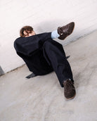 Iris Low Top Sneakers - Chocolate Brown Suede & Leather