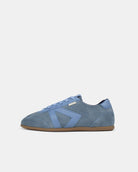 Iris Low Top Sneakers - Denim Blue Suede & Leather