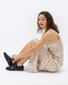 Iris Low Top Sneakers - Midnight Blue Nubuck Leather
