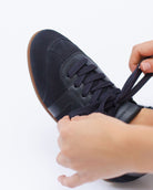 Iris Low Top Sneakers - Midnight Blue Nubuck Leather