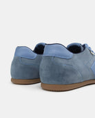 Iris Low Top Sneakers - Denim Blue Suede & Leather