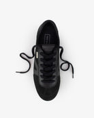 Iris Low Top Sneakers - Black Suede & Leather