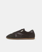 Iris Low Top Sneakers - Chocolate Brown Suede & Leather