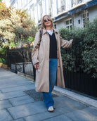 Hera Low Top Sneakers - Stone Leather & Denim Blue Nubuck Leather