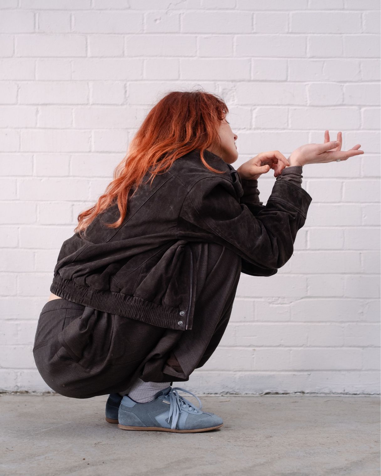 Iris Low Top Sneakers - Denim Blue Suede & Leather