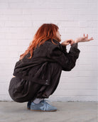 Iris Low Top Sneakers - Denim Blue Suede & Leather