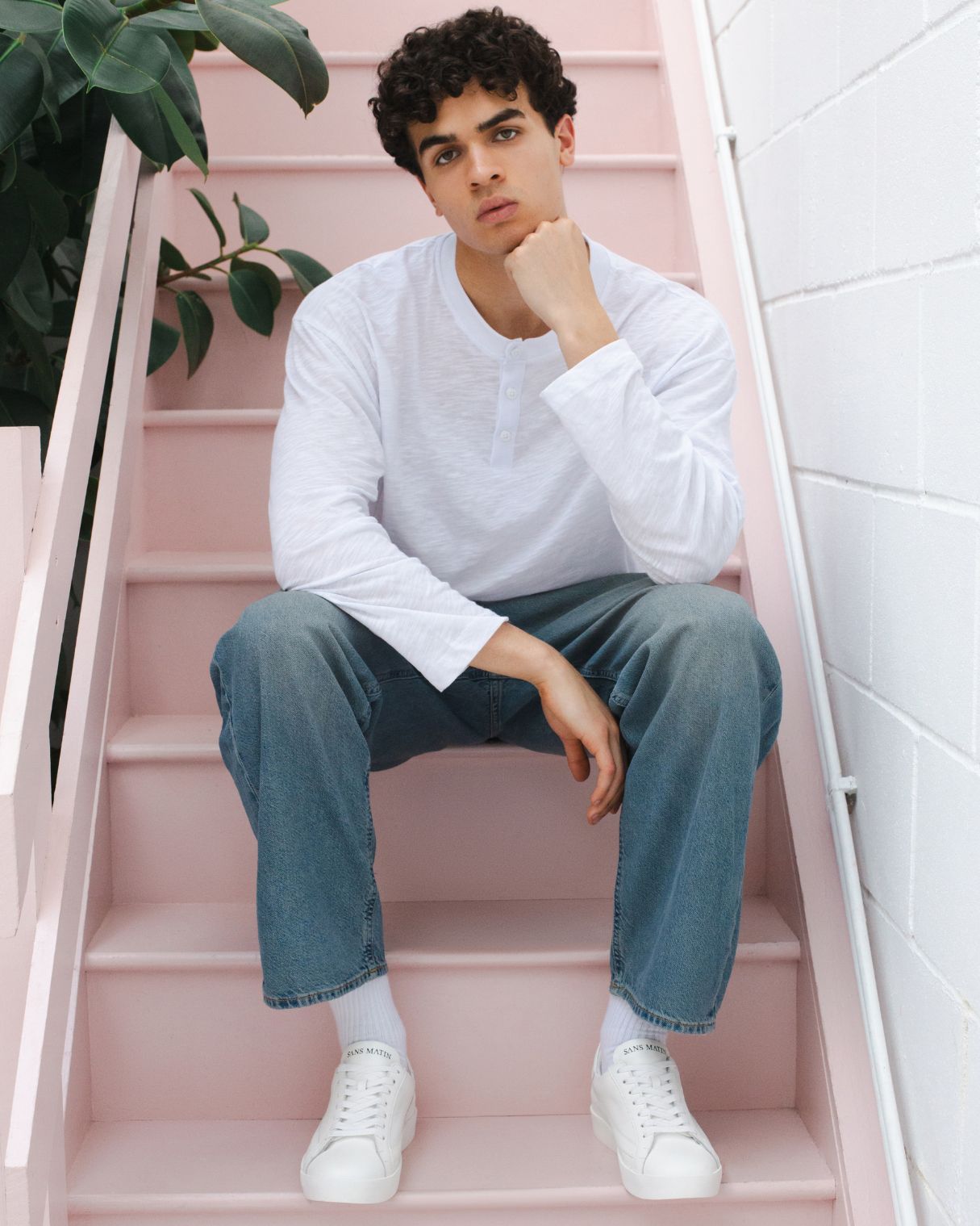 Olympus Low Top Sneakers - White Leather
