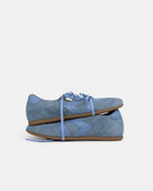 Iris Low Top Sneakers - Denim Blue Suede & Leather