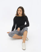 Iris Low Top Sneakers - Stone Pebbled Leather