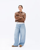 Iris Low Top Sneakers - Mocha Brown Suede & Leather