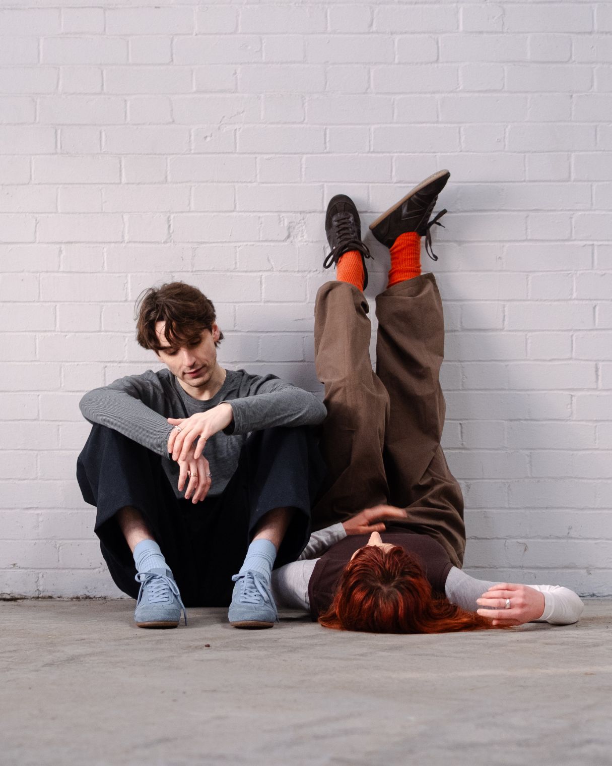 Iris Low Top Sneakers - Denim Blue Suede & Leather