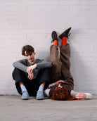 Iris Low Top Sneakers - Denim Blue Suede & Leather