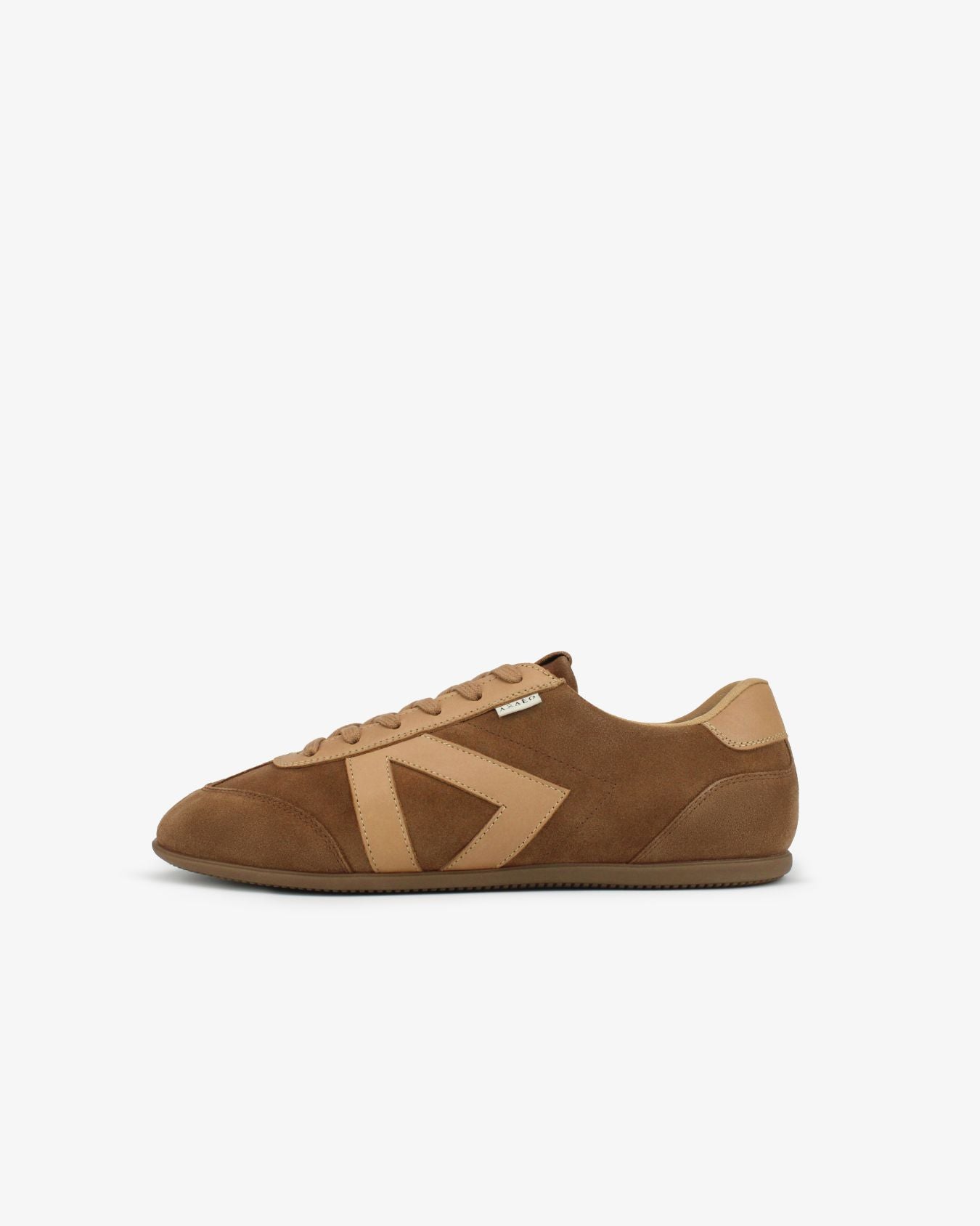 Sans Matin Iris Men's Low Top Sneakers | Mocha Brown Suede