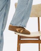 Iris Low Top Sneakers - Mocha Brown Suede & Leather