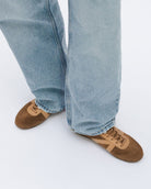 Iris Low Top Sneakers - Mocha Brown Suede & Leather