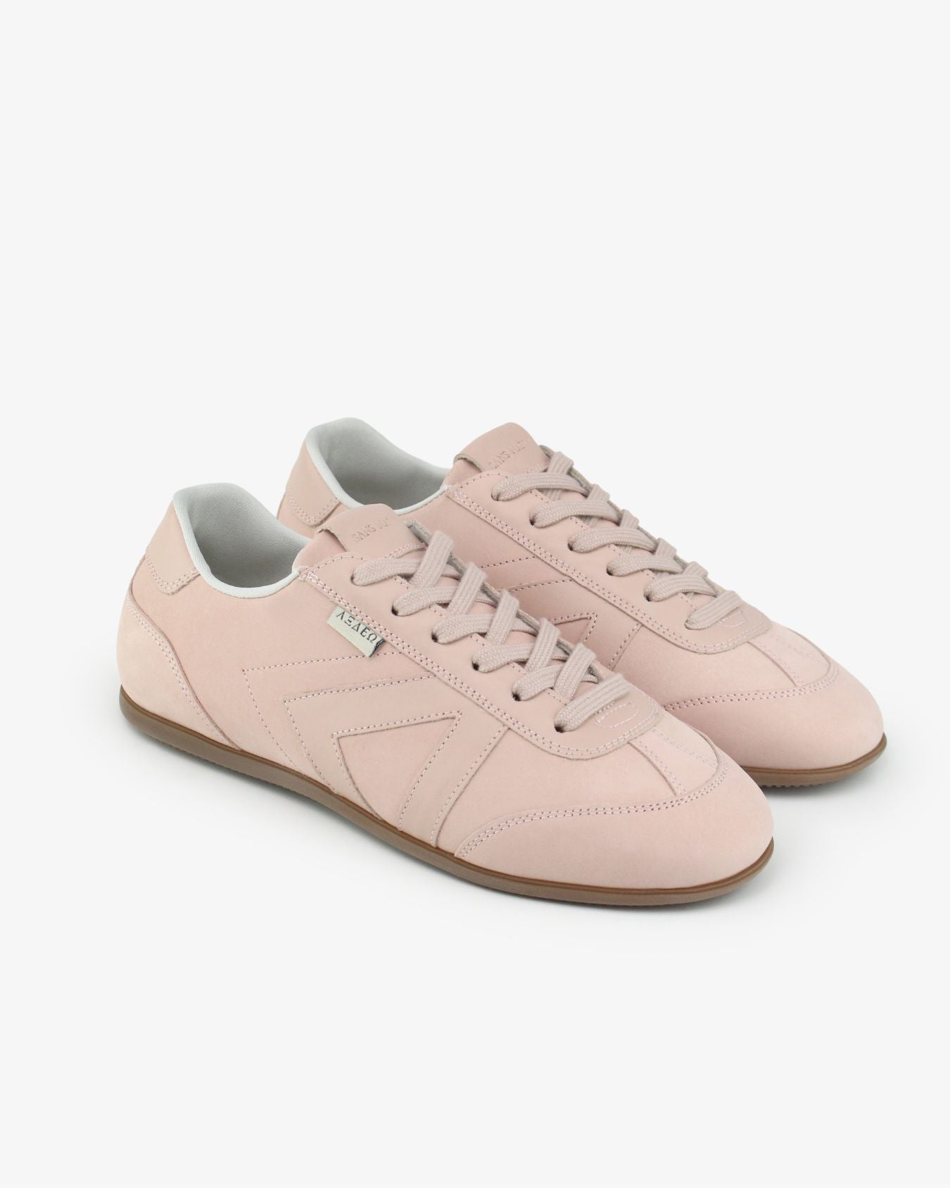 Iris Low Top Sneakers - Ballet Pink Nubuck Leather