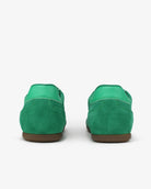Iris Low Top Sneakers - Jade Green Suede & Leather