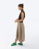 Iris Low Top Sneakers - Jade Green Suede & Leather