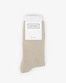 Organic Cotton Socks - Taupe