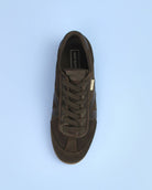 Iris Low Top Sneakers - Chocolate Brown Suede & Leather