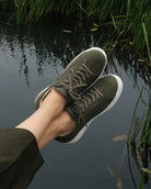 AW25 Limited Edition Olympus Low Top Sneakers - Khaki Nubuck Leather