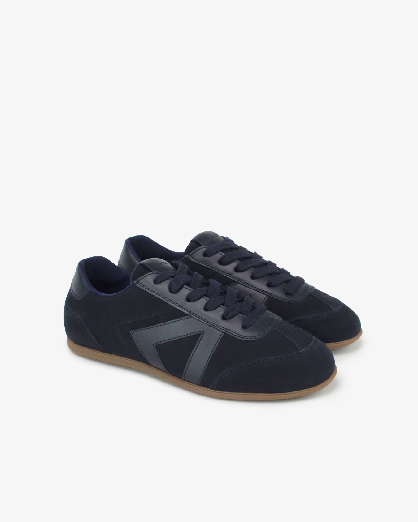 Iris Low Top Sneakers - Midnight Blue Nubuck Leather