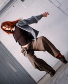 Iris Low Top Sneakers - Chocolate Brown Suede & Leather