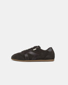 Iris Low Top Sneakers - Chocolate Brown Suede & Leather