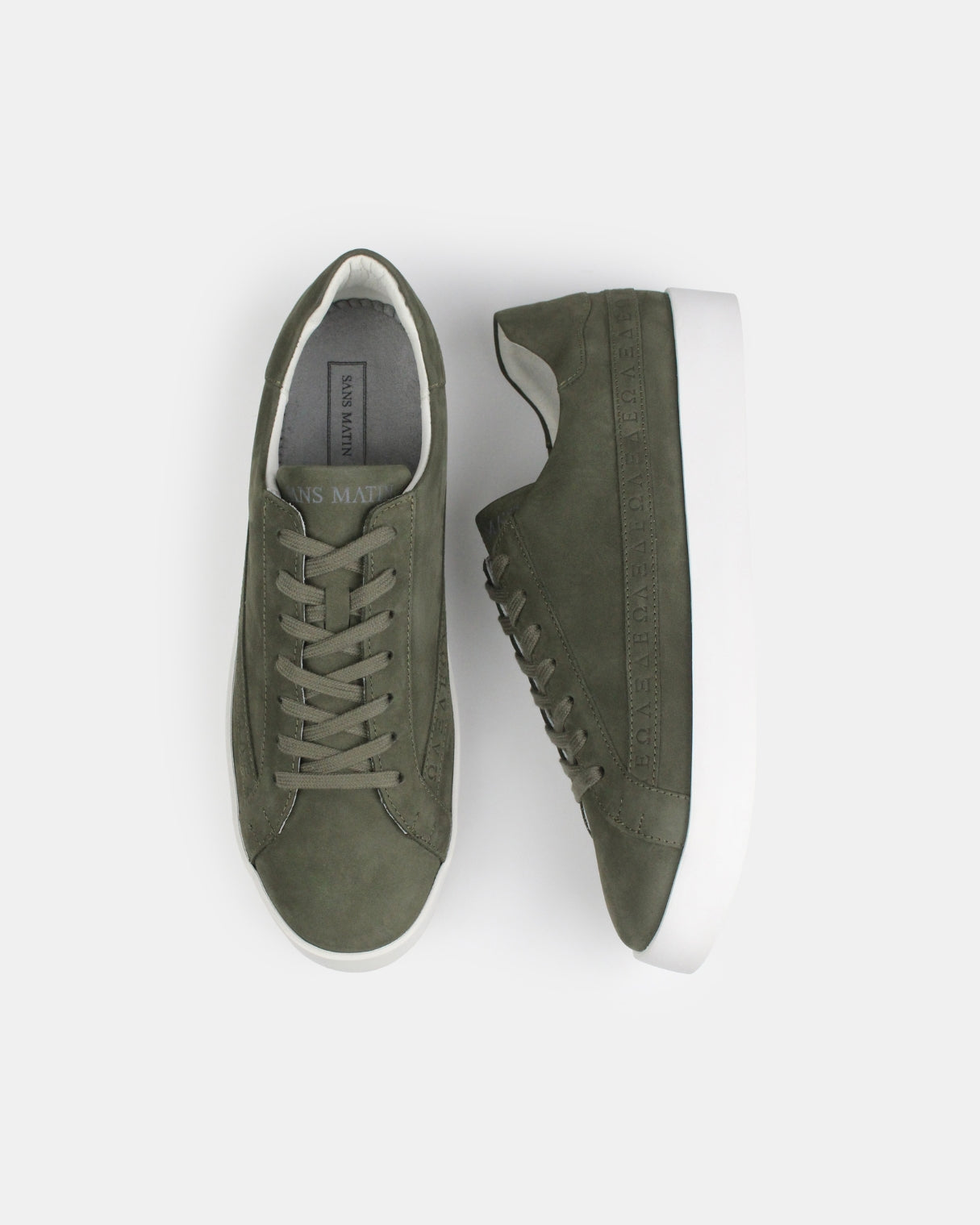 AW25 Limited Edition Olympus Low Top Sneakers - Khaki Nubuck Leather