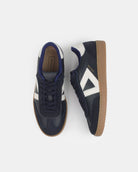 Hera Low Top Sneakers - Midnight Blue & Stone Leather