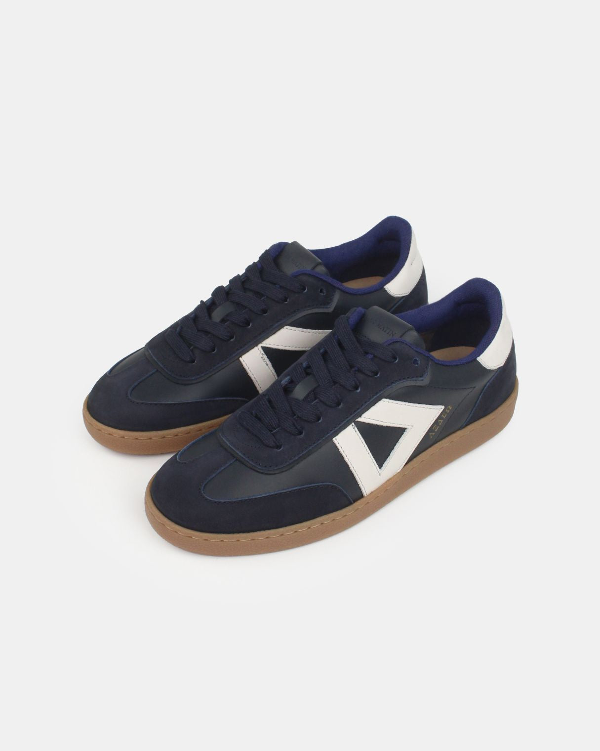 Sans Matin Hera Men's Low Top Sneakers | Midnight Blue & Stone