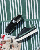SS25 Olympus - Indigo-Denim Blue Suede & Sea Green Leather
