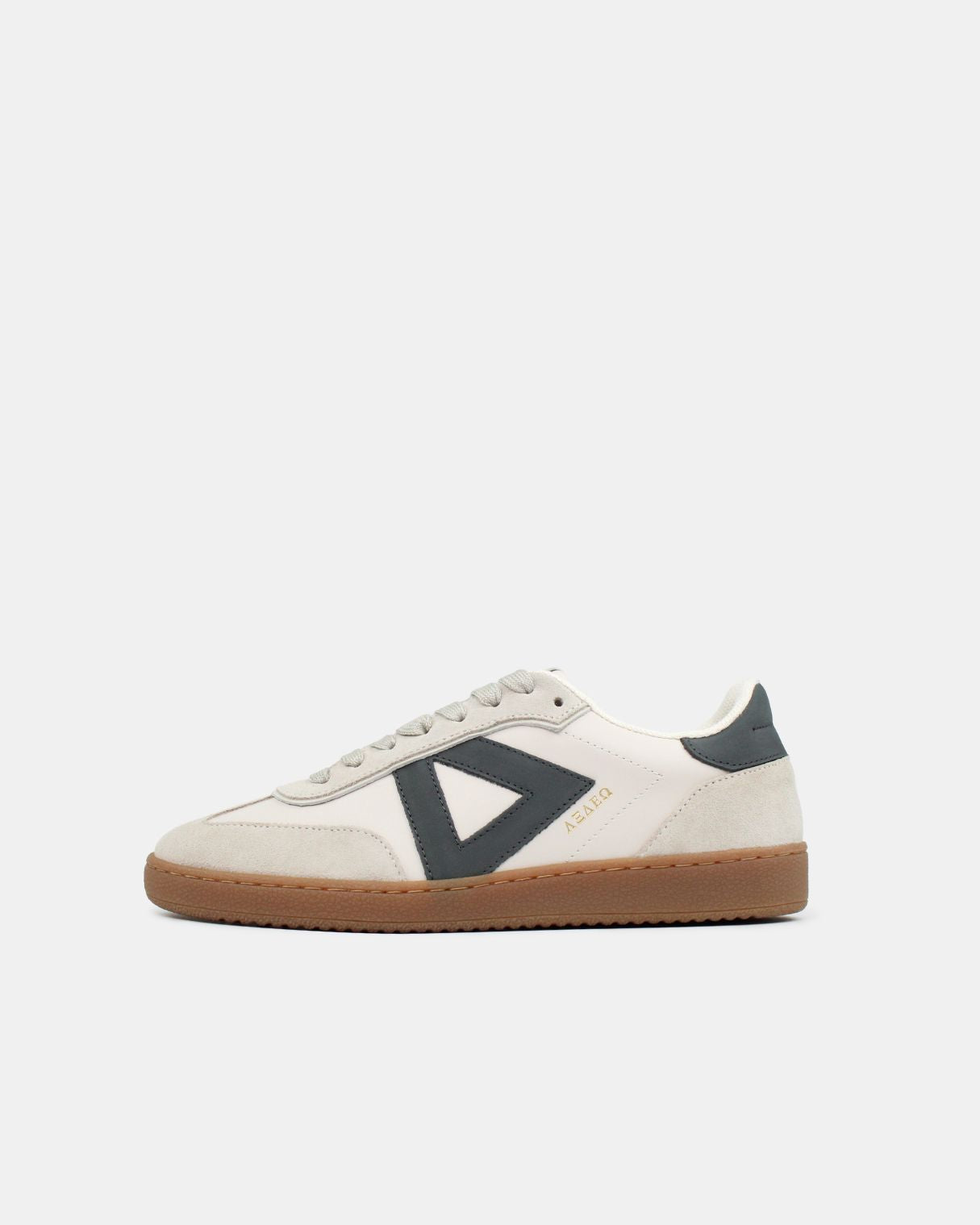 Sans Matin Hera Women's Low Top Sneakers | White Leather & Taupe
