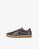 Hera Low Top Sneakers - Patent Chocolate Brown Leather