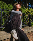 Hera Low Top Sneakers - Sand Leather, Suede & Olive Green Leather