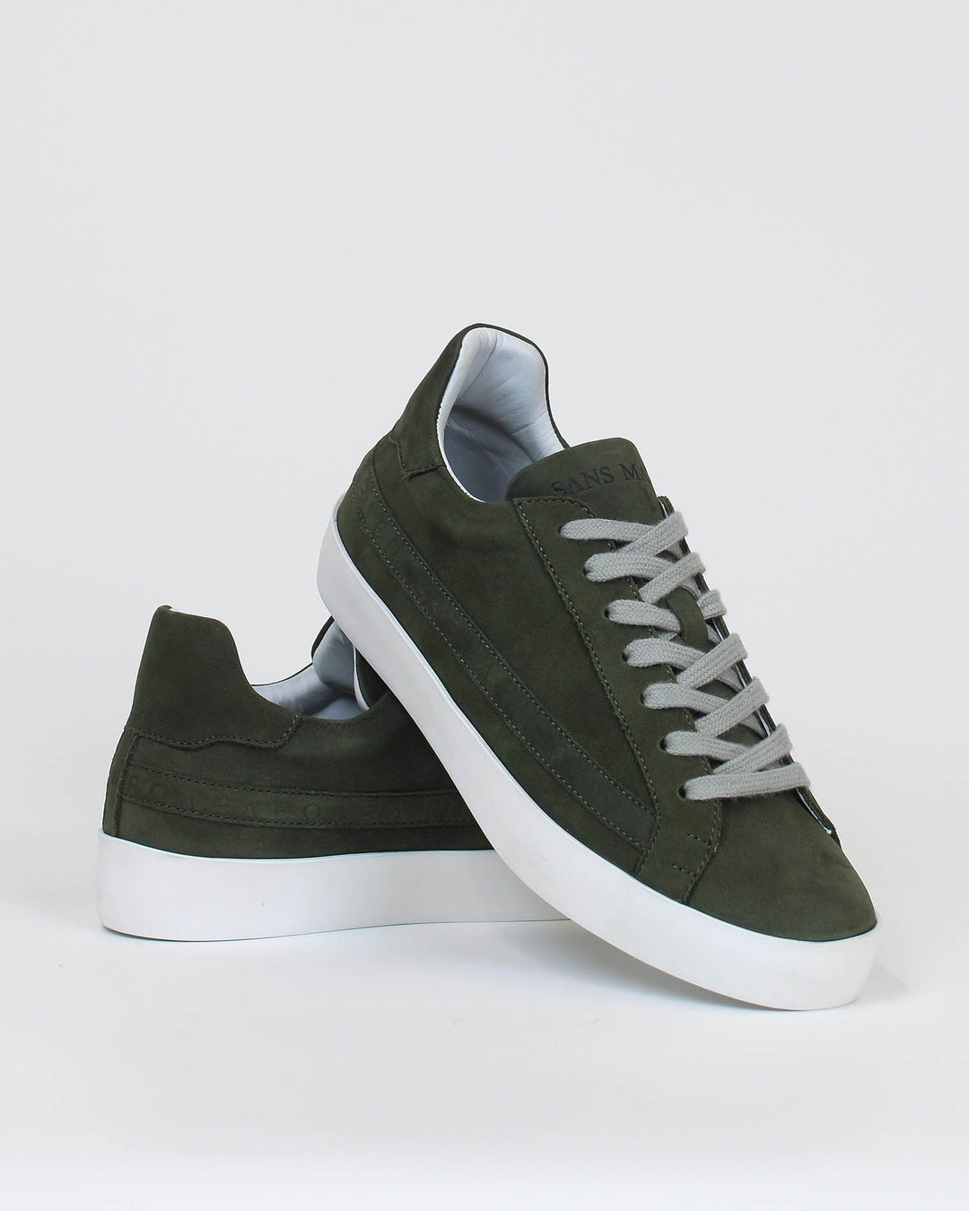 New Vans Style 36 OS Grain Leather Green authentic Sneakers